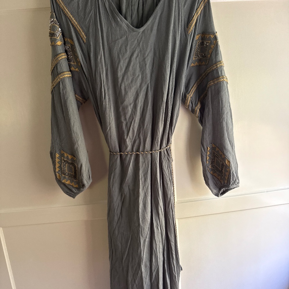 Beaded Anthropologie Boho dress